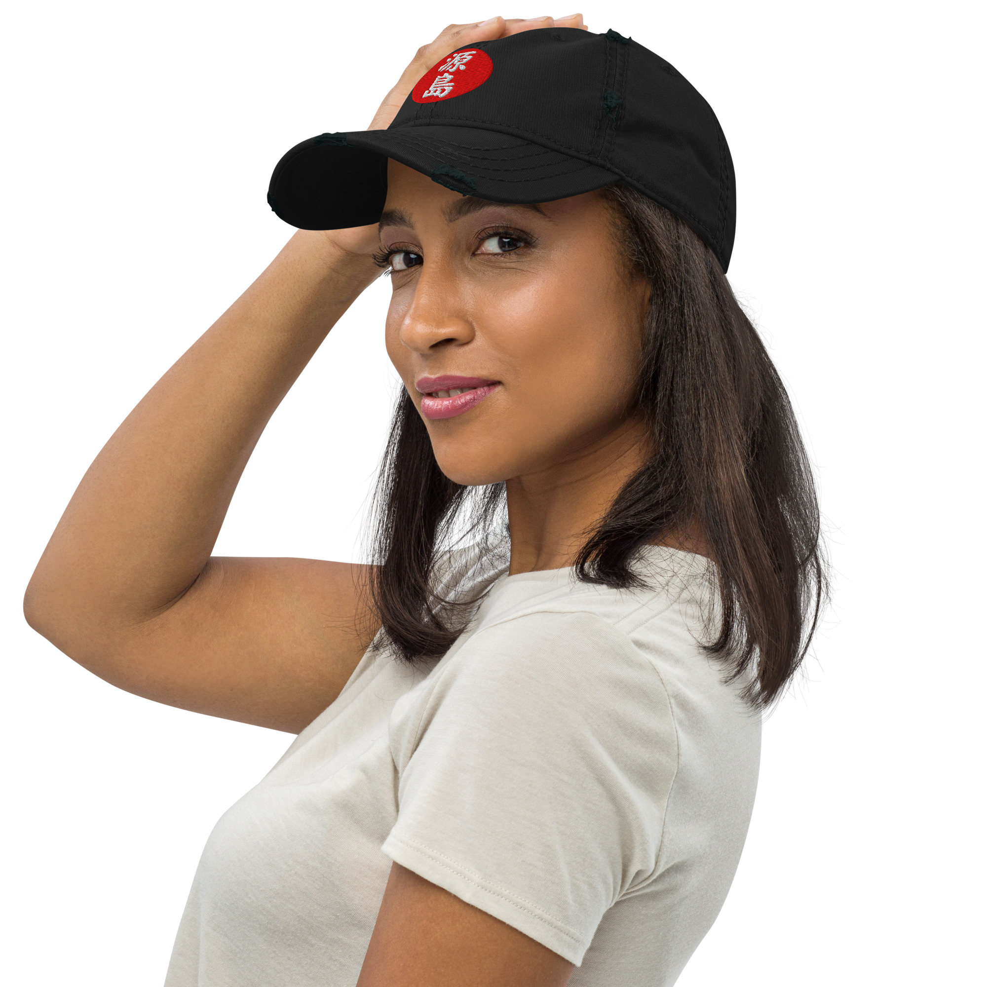 distressed-dad-hat-black-left-front-6887b35280a2e.jpg