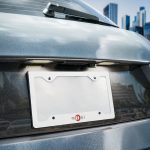 Kanji DD Made on Island Metal license plate frame