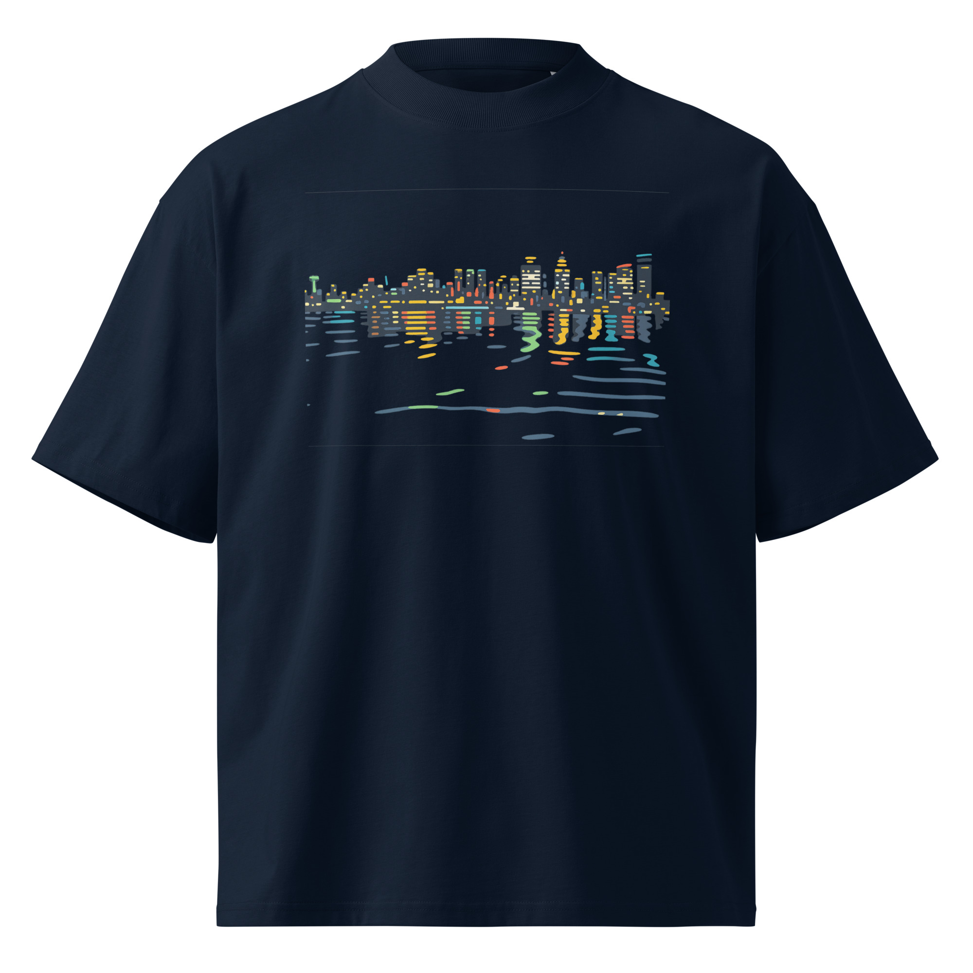 unisex-organic-oversized-high-neck-t-shirt-french-navy-front-68882bf71cc95.jpg