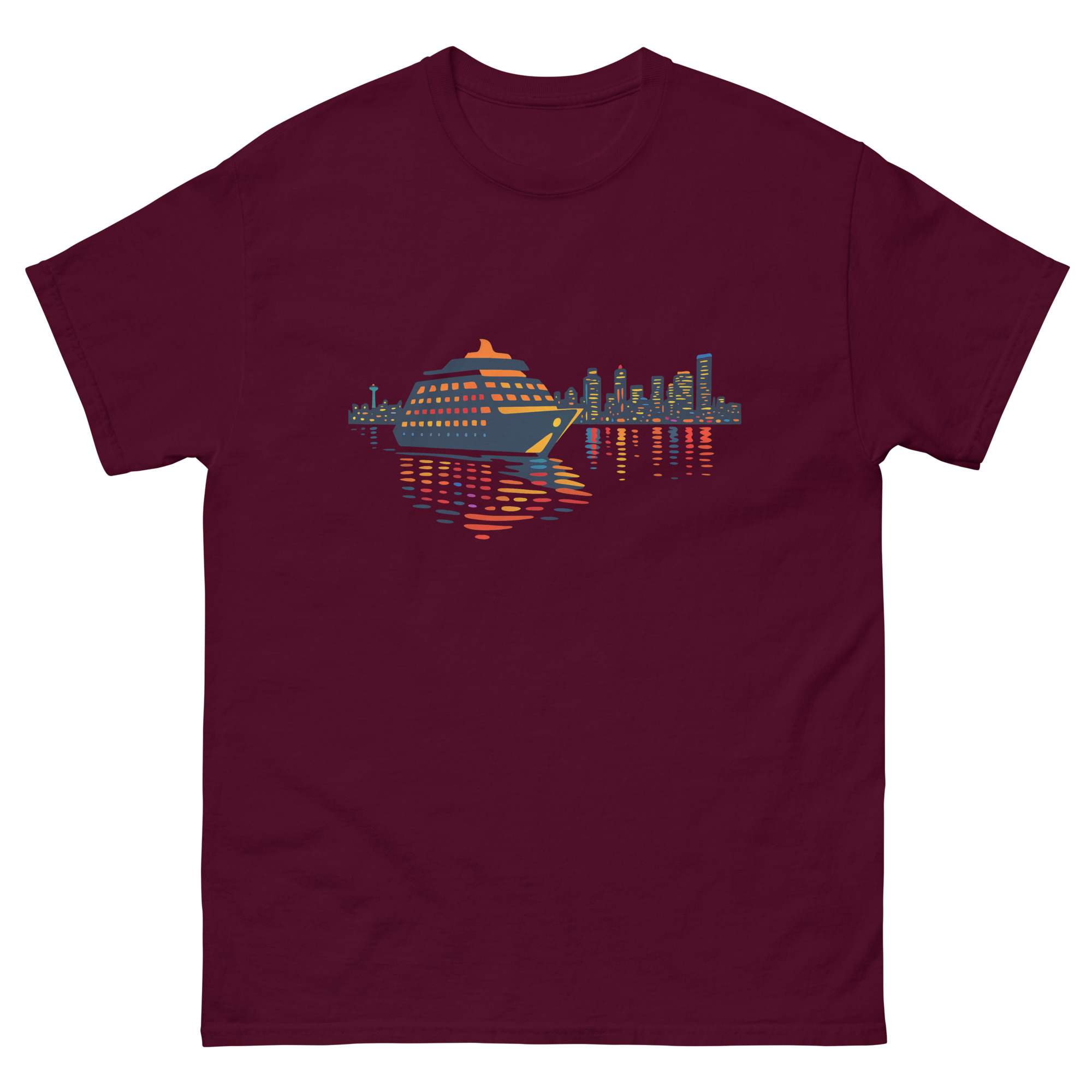 unisex-classic-tee-maroon-front-68d050f415bd1.jpg