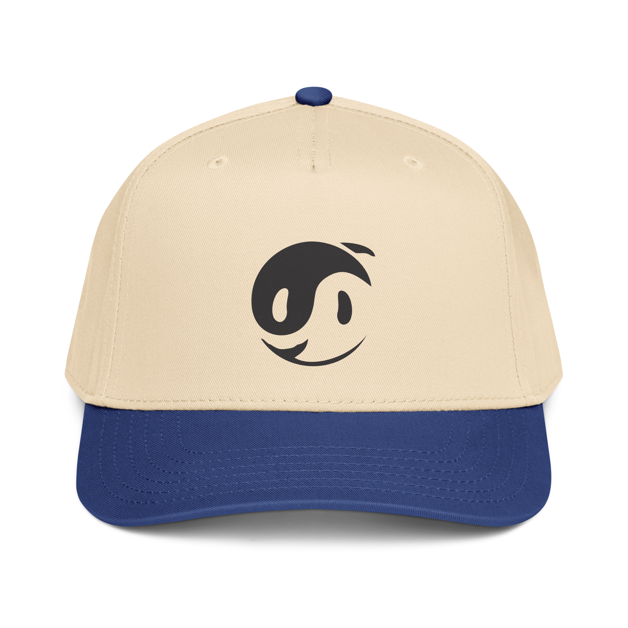5-panel-mid-profile-baseball-cap-royal-natural-front-68f39f058a98f.png