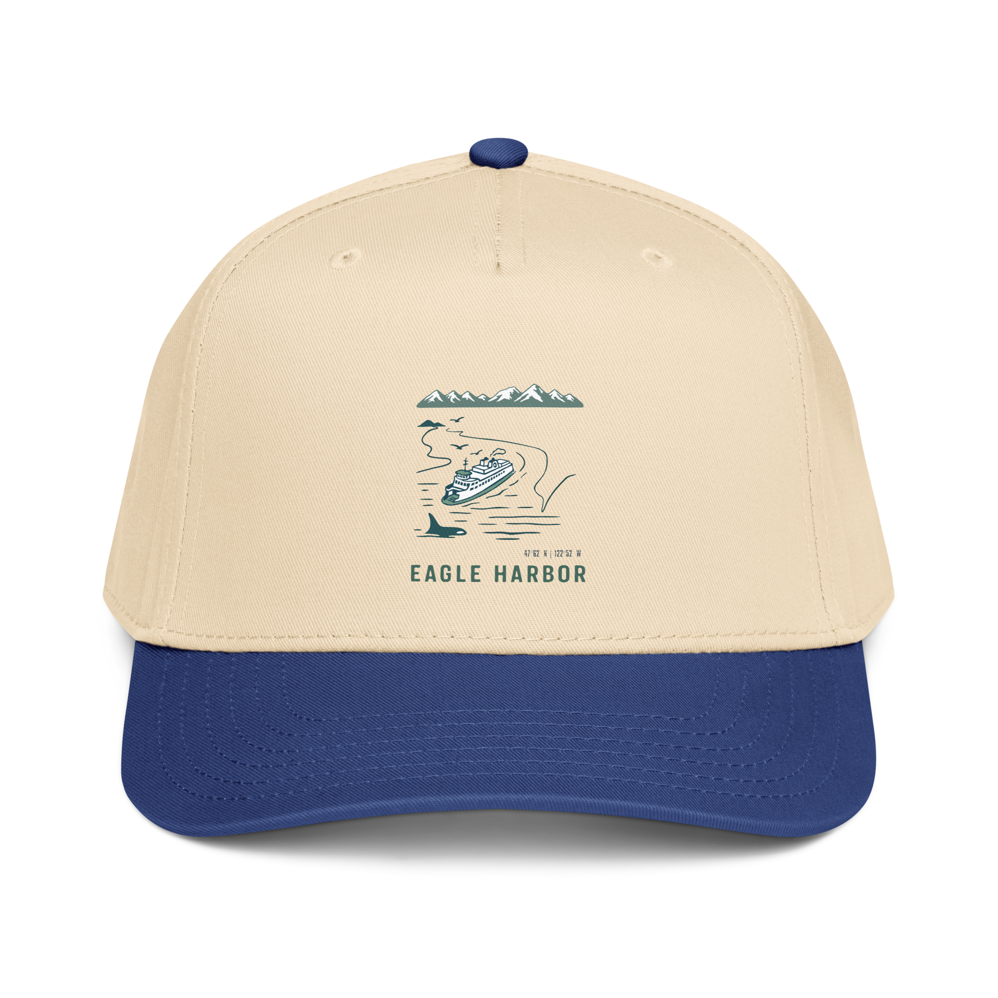 5-panel-mid-profile-baseball-cap-royal-natural-front-68f8de465b851.png
