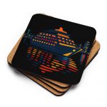 Cruisin' Seattles Waterfront Cork-back coaster