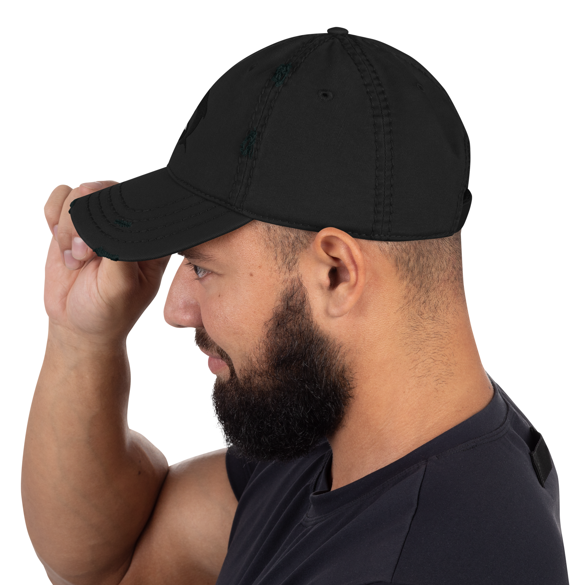 distressed-dad-hat-black-left-side-68f11711763db.png