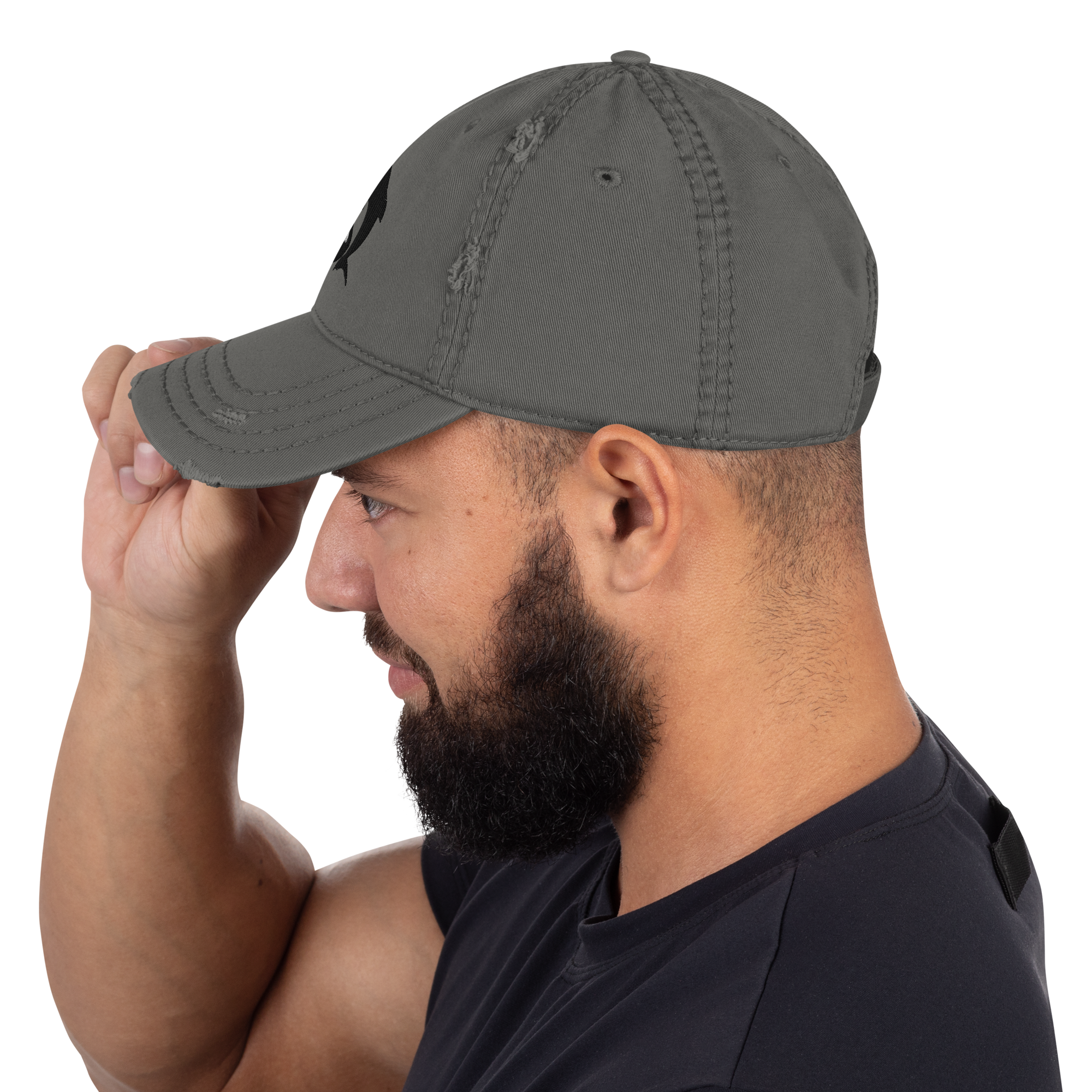 distressed-dad-hat-charcoal-grey-left-side-68f117117824e.png