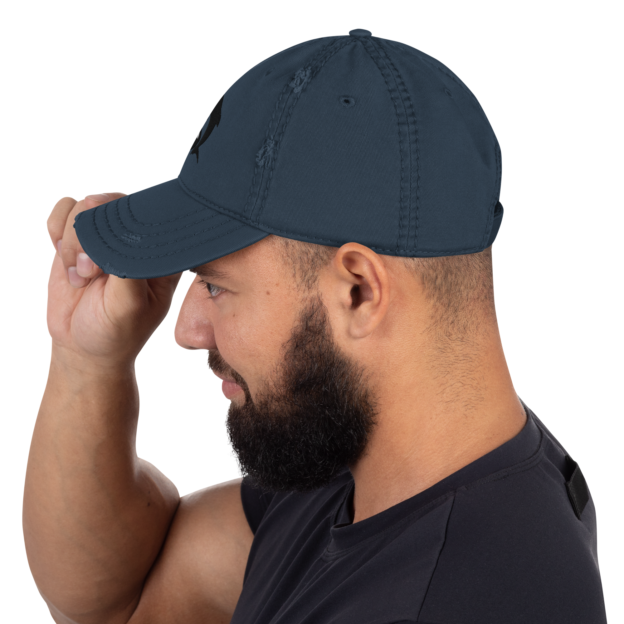 distressed-dad-hat-navy-left-side-68f117117754e.png