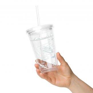 Egale Harbor Clear plastic tumbler