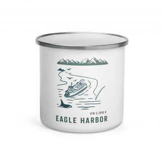Egale Harbor Enamel Mug