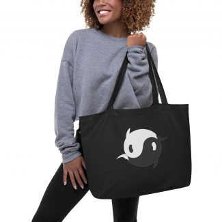 Tao of Orca Large organic tote bag