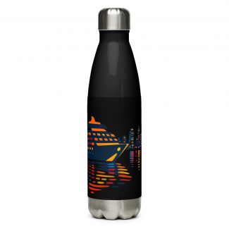 Cruisin' Seattles Waterfront Stainless steel water bottle