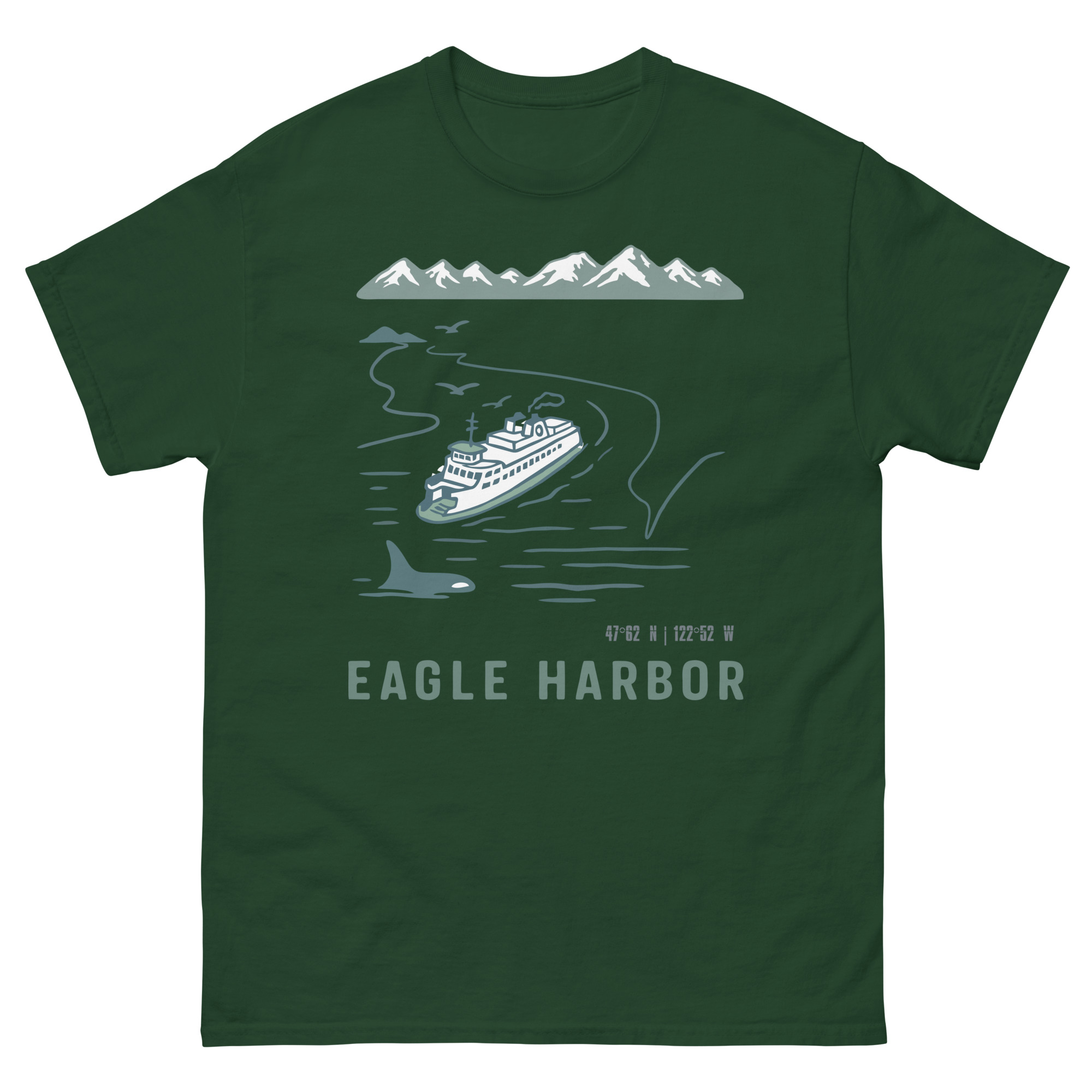 unisex-classic-tee-forest-green-front-68f8f4d8f32da.jpg