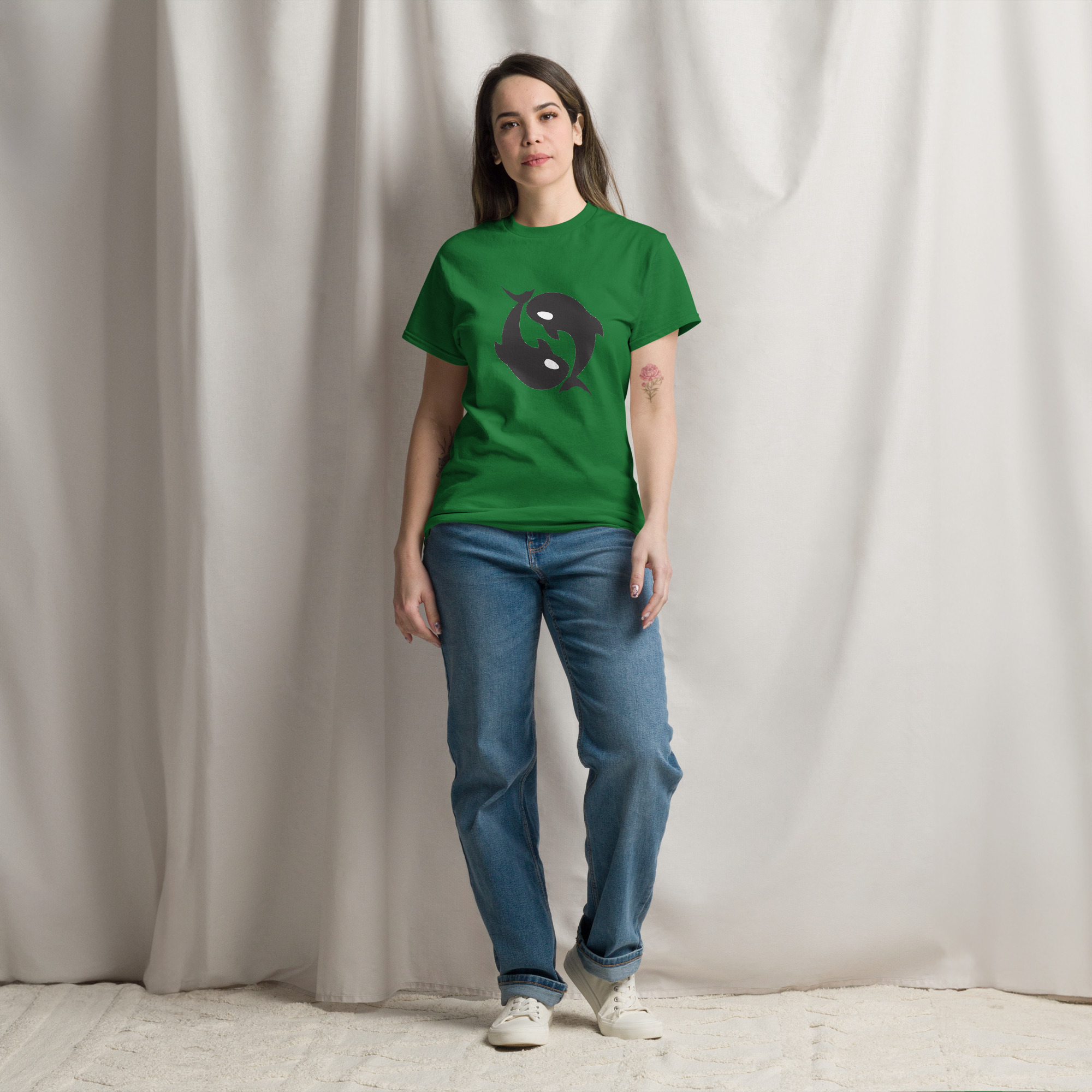 unisex-classic-tee-turf-green-front-68efb6f8181cf.jpg
