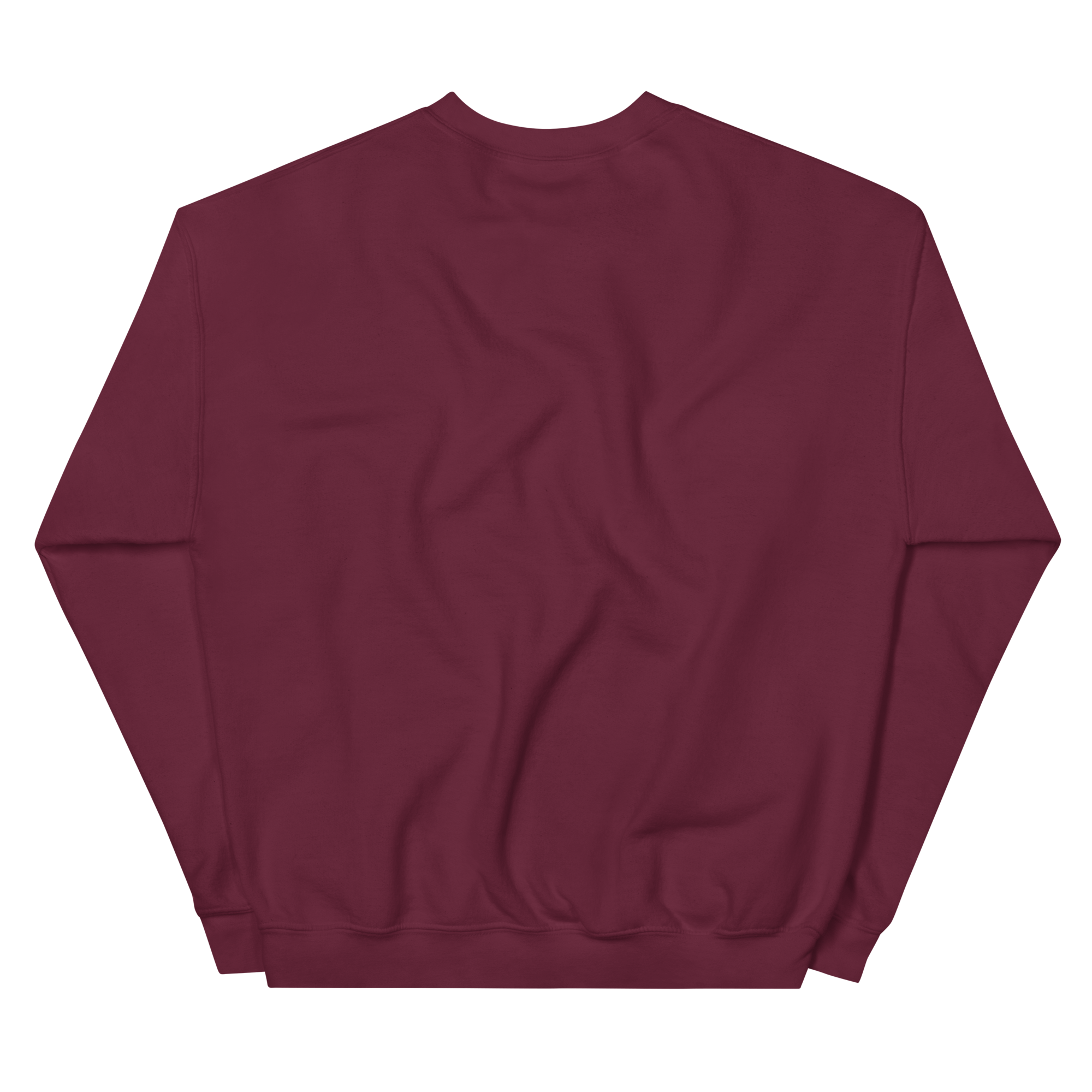 unisex-crew-neck-sweatshirt-maroon-back-68f3b627e0a33.png
