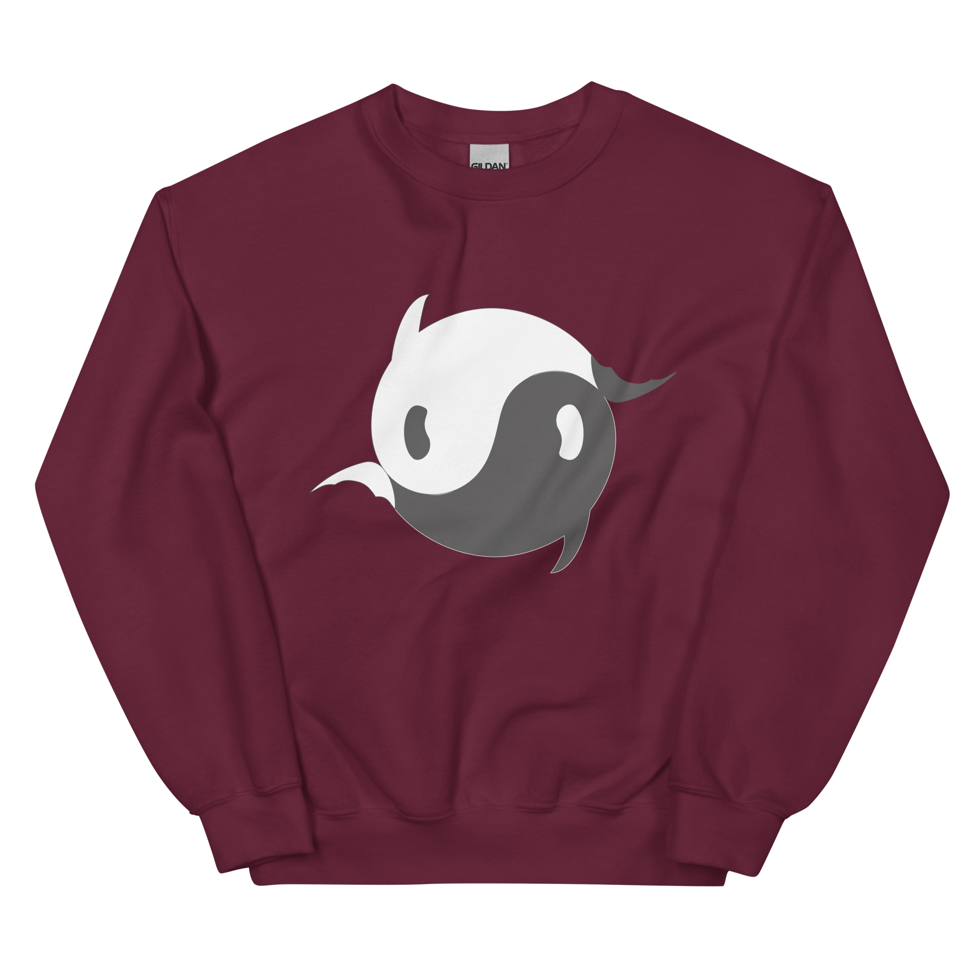 unisex-crew-neck-sweatshirt-maroon-front-68f3b627dc82e.png