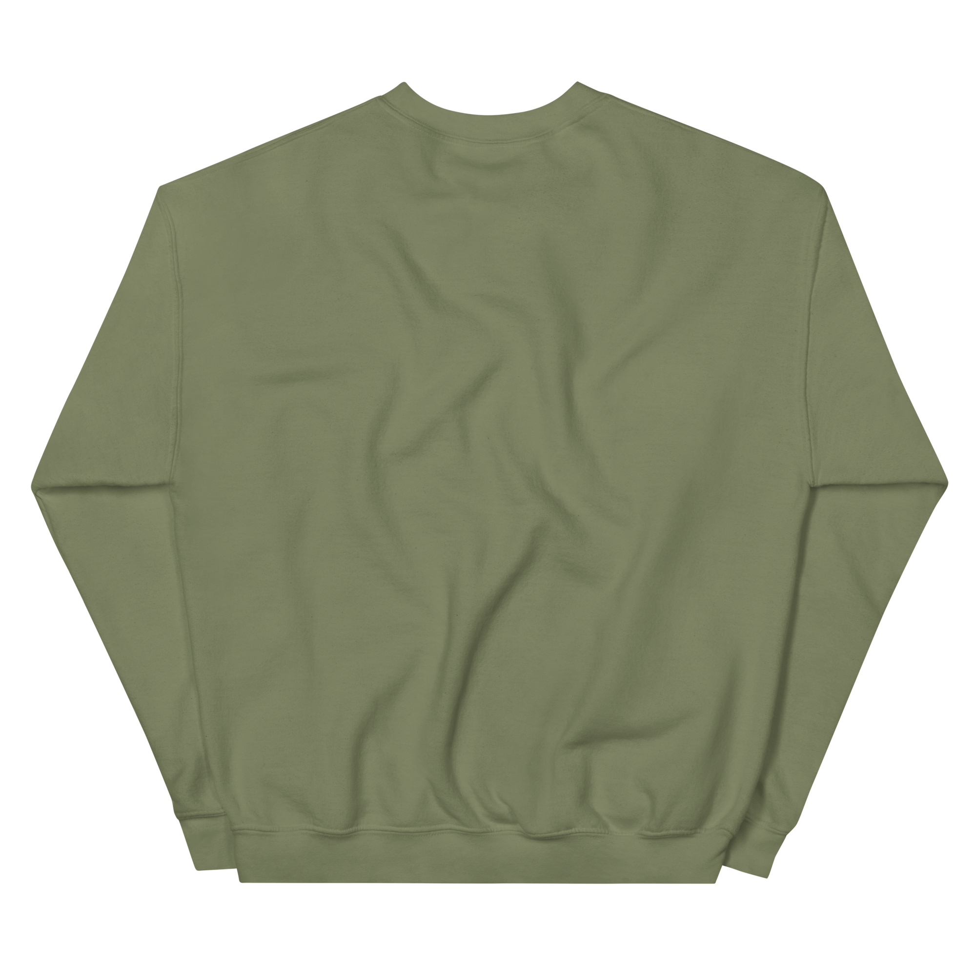 unisex-crew-neck-sweatshirt-military-green-back-68f3b628b97cb.png
