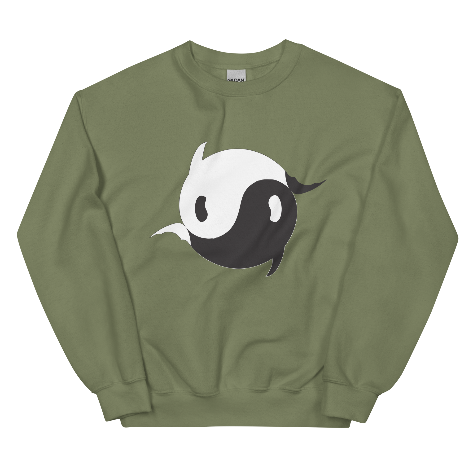 unisex-crew-neck-sweatshirt-military-green-front-68f3b628a66ab.png