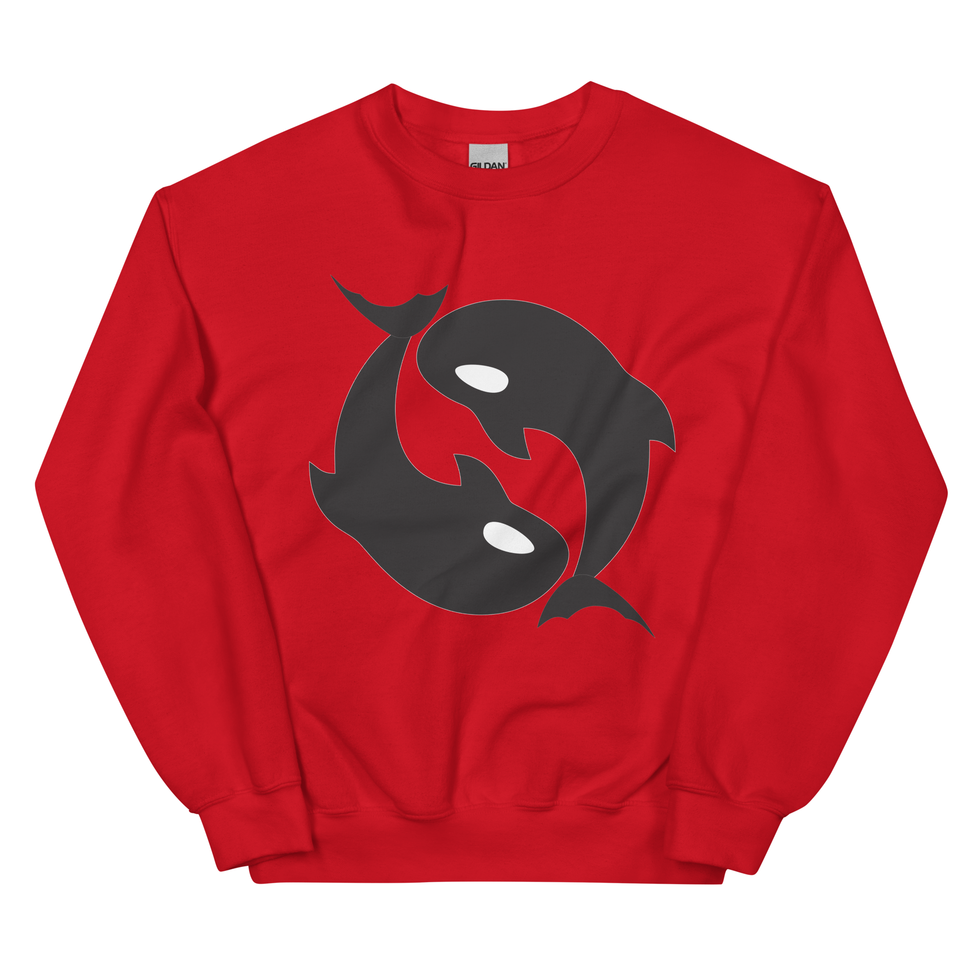 unisex-crew-neck-sweatshirt-red-front-68f1118f1a4b5.png