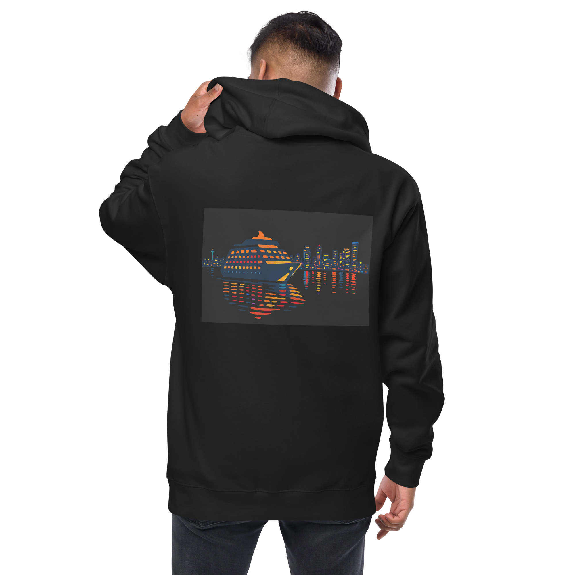 unisex-fleece-zip-up-hoodie-black-back-68f27b768cbc1.png