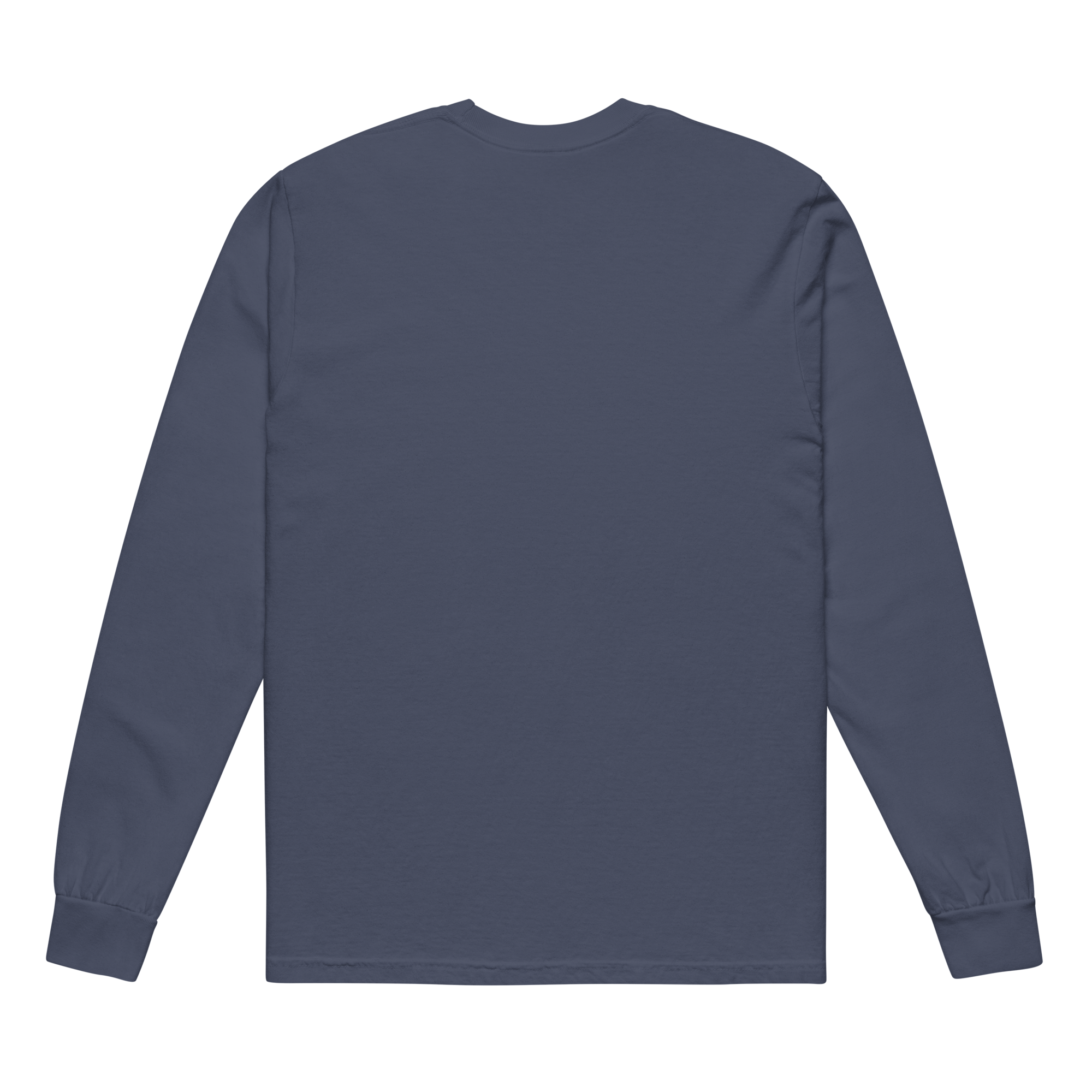 unisex-garment-dyed-heavyweight-long-sleeve-shirt-navy-back-68f1098f2807f.png