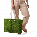Green Leaf Oversized weekender bag