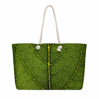 Green Leaf Oversized weekender bag