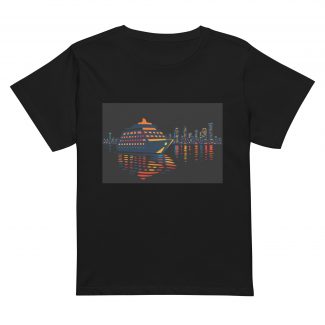 Women’s Cruisin' Seattles Waterfront high-waisted t-shirt