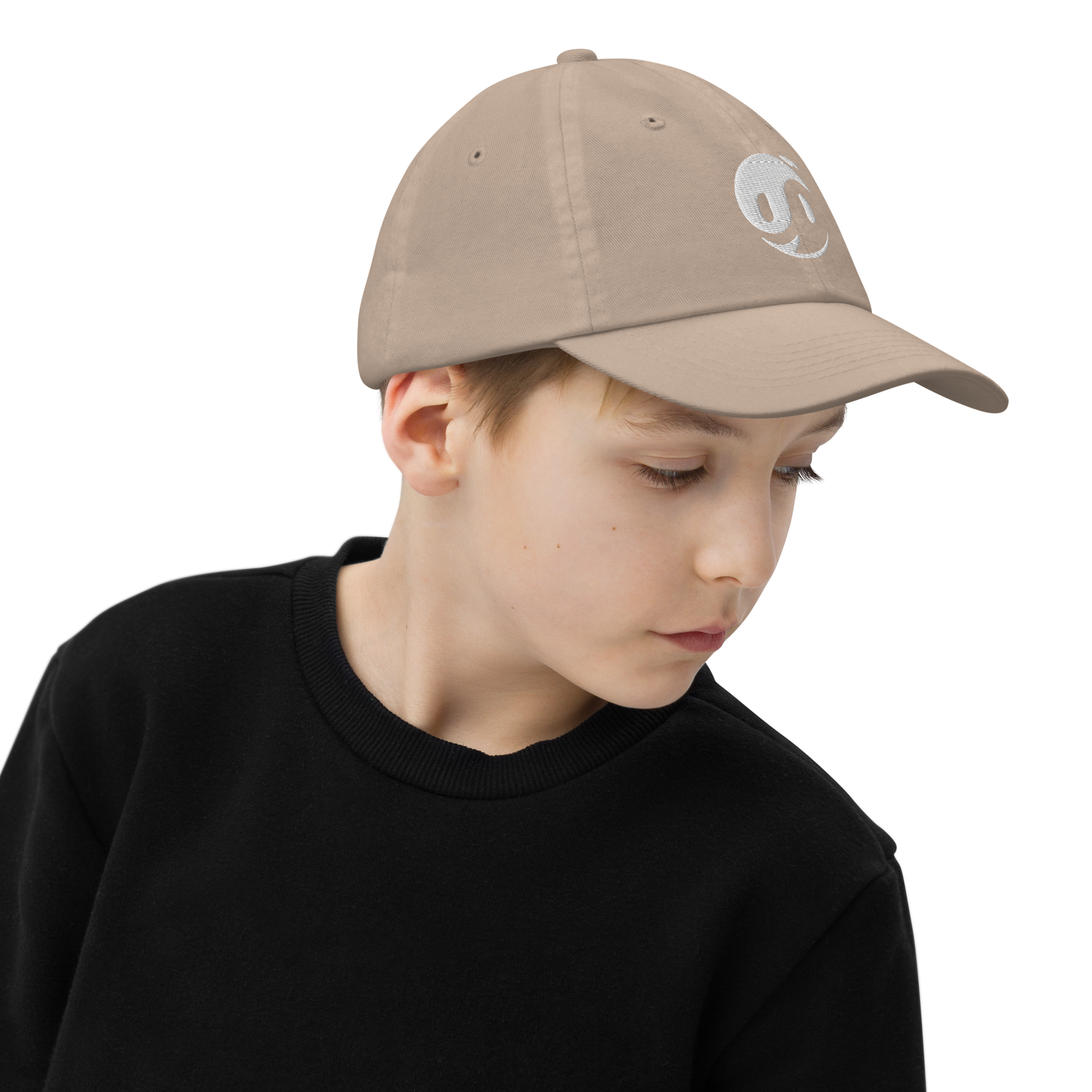 youth-baseball-cap-khaki-right-side-68f3a0d6990d3.png