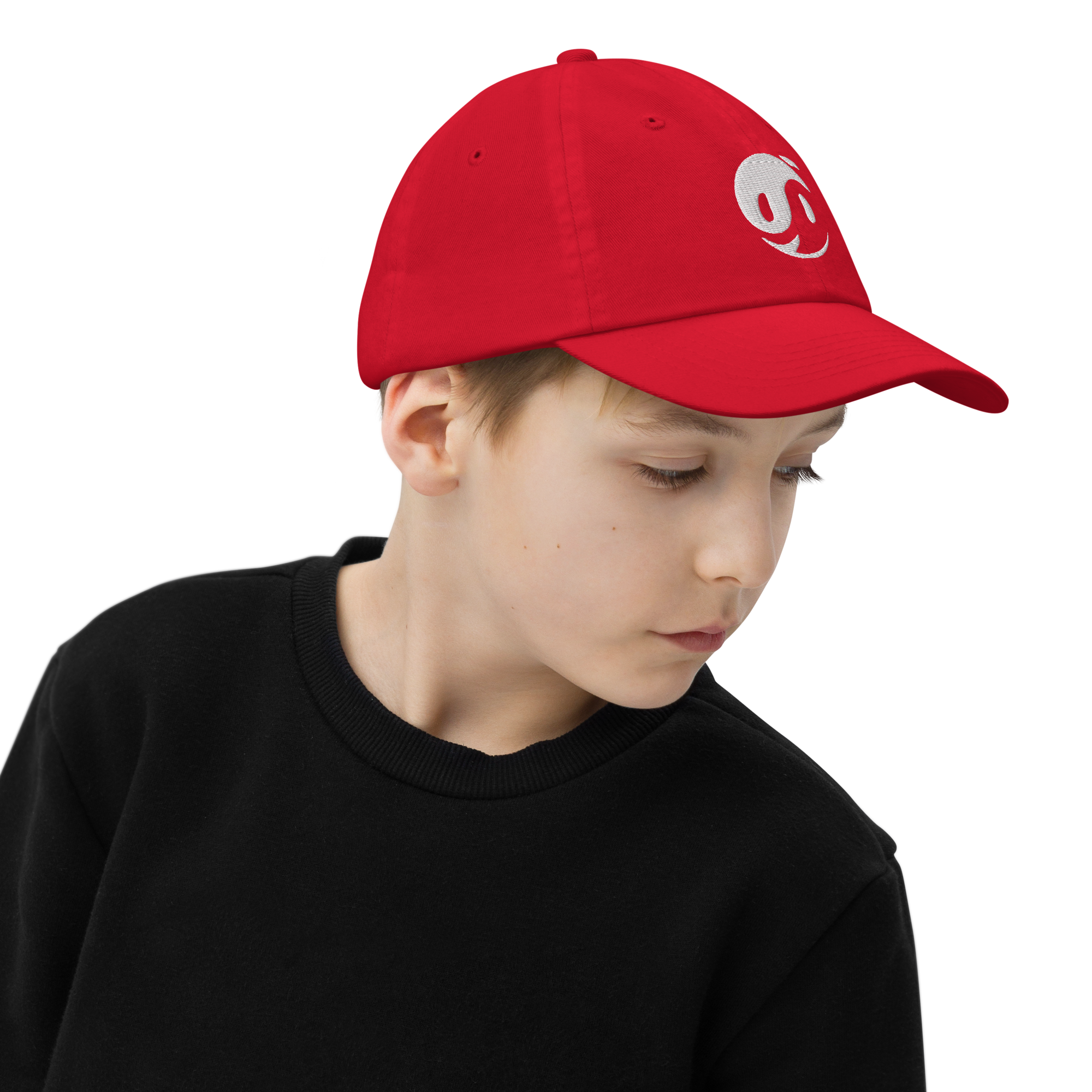 youth-baseball-cap-red-right-side-68f3a0d693ad0.png